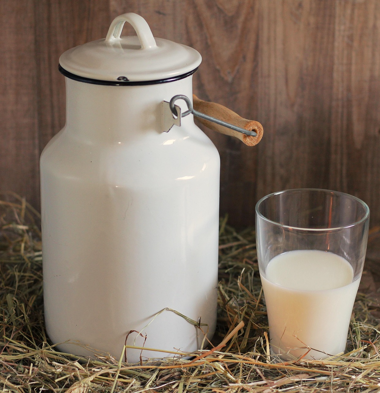 milk can, glass, milk, glass of milk, drink, fresh, yummy, healthy, food, strengthening, straw, milk, milk, milk, milk, milk
