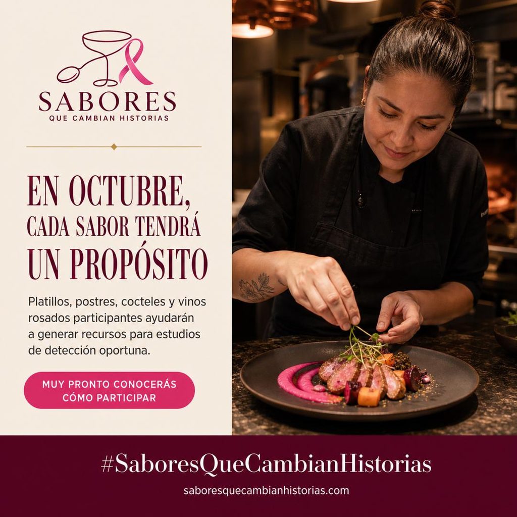 Octubre Rosa: La iniciativa gastronómica 'Sabores que Cambian Historias' suma a restaurantes para la detección oportuna de cáncer de mama sabores 1