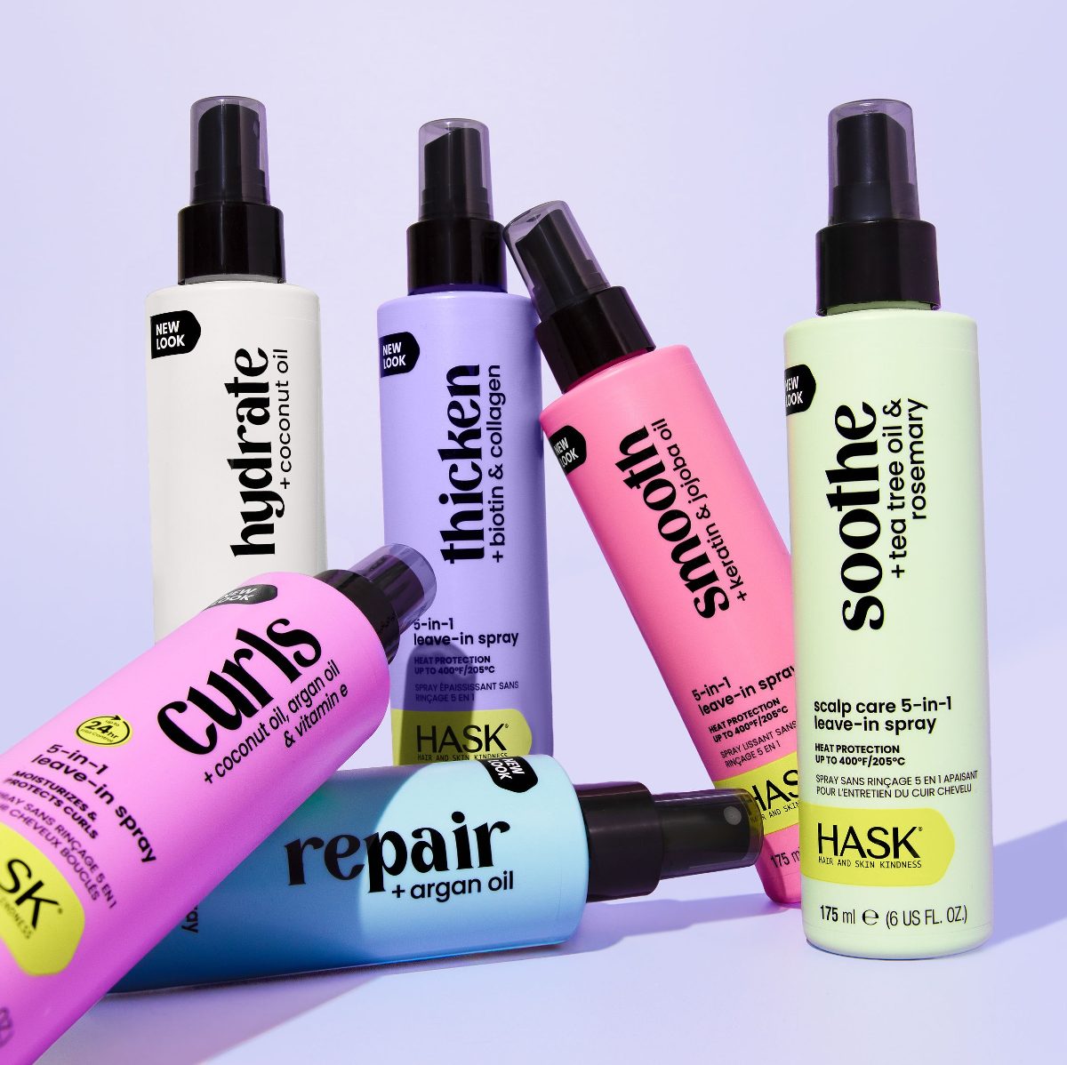 Productos cosméticos de cuidado capilar y belleza natural con ingredientes sustentables