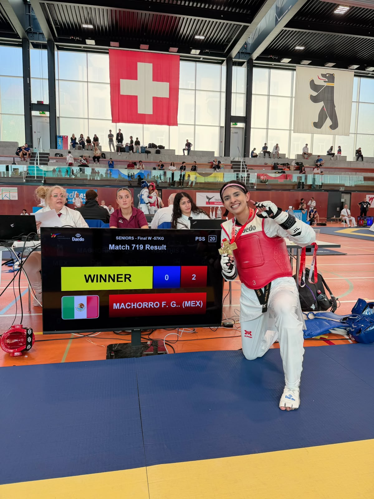 FABIOLA VILLEGAS SE CORONA EN EL ABIERTO DE SUIZA