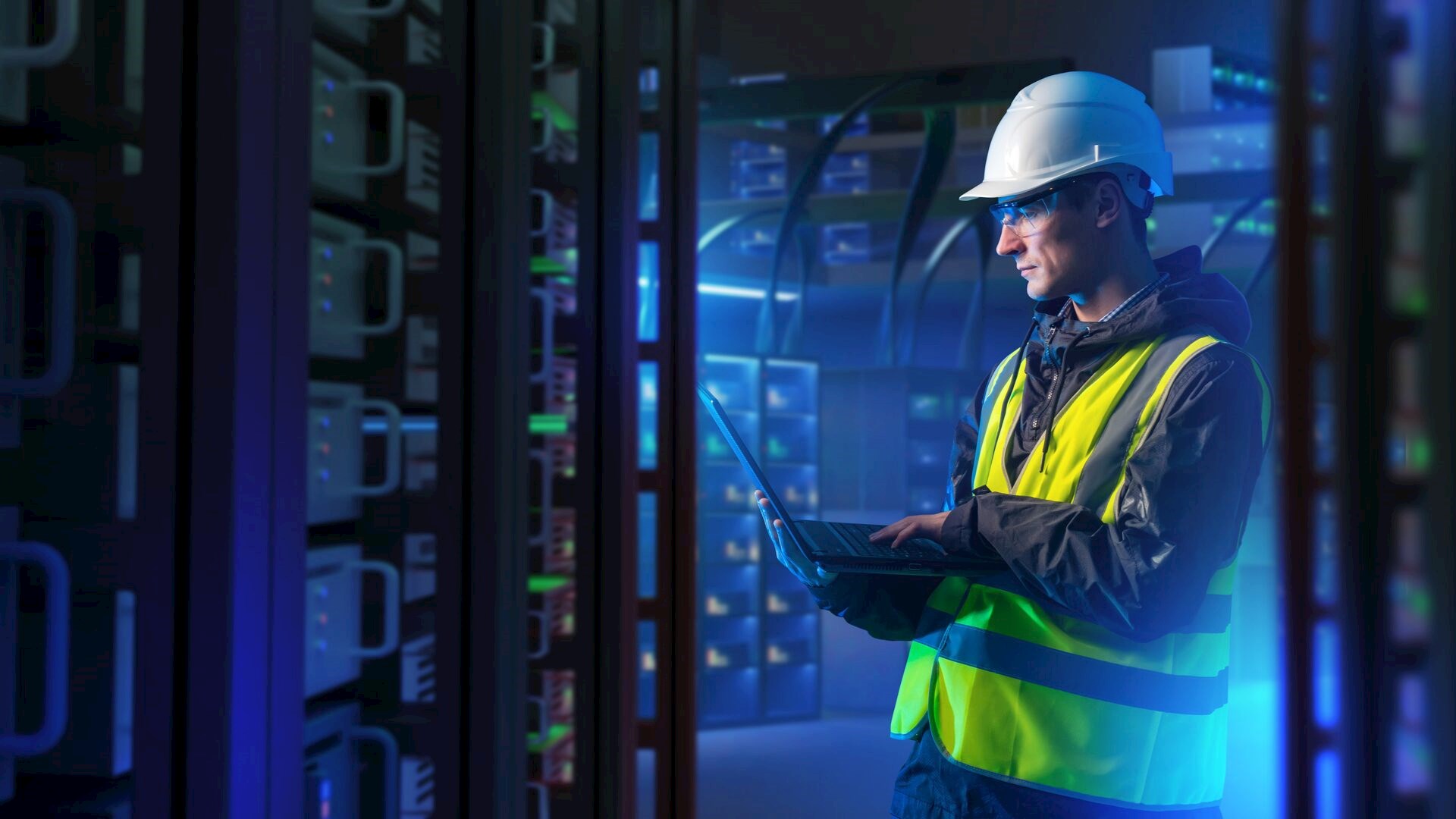 Infraestructura eléctrica industrial moderna y sistemas de transmisión de energía inteligente