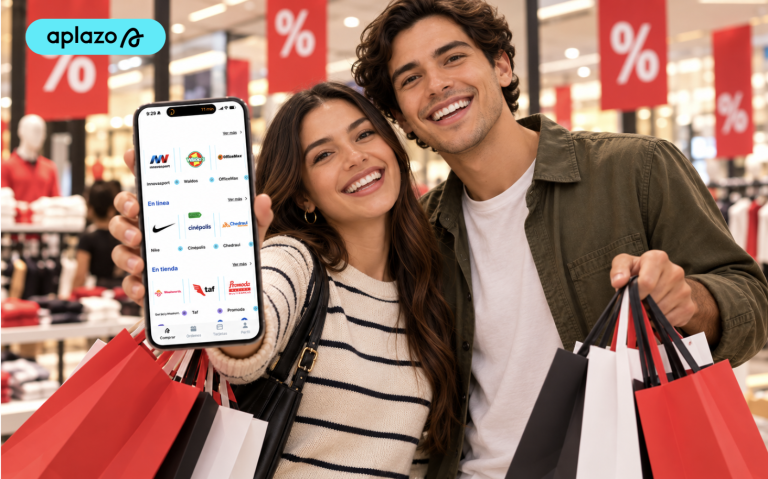 Comprador realizando pagos y consultas de compras digitales para El Buen Fin 2026 en México