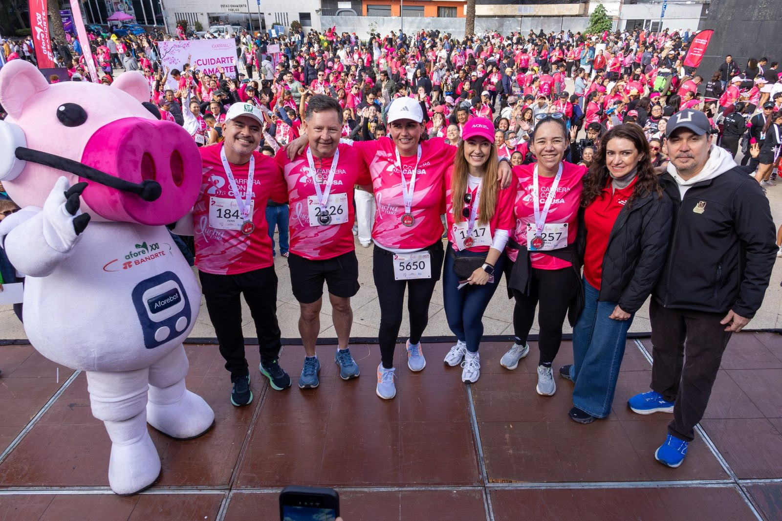 Salud mamaria y movilización social: 10 mil personas participan en la 2ª Carrera con Causa de Avon, Fundación IMSS e Instituto Natura Carrera atlética solidaria, salud femenina y concientización contra el cáncer de mama
