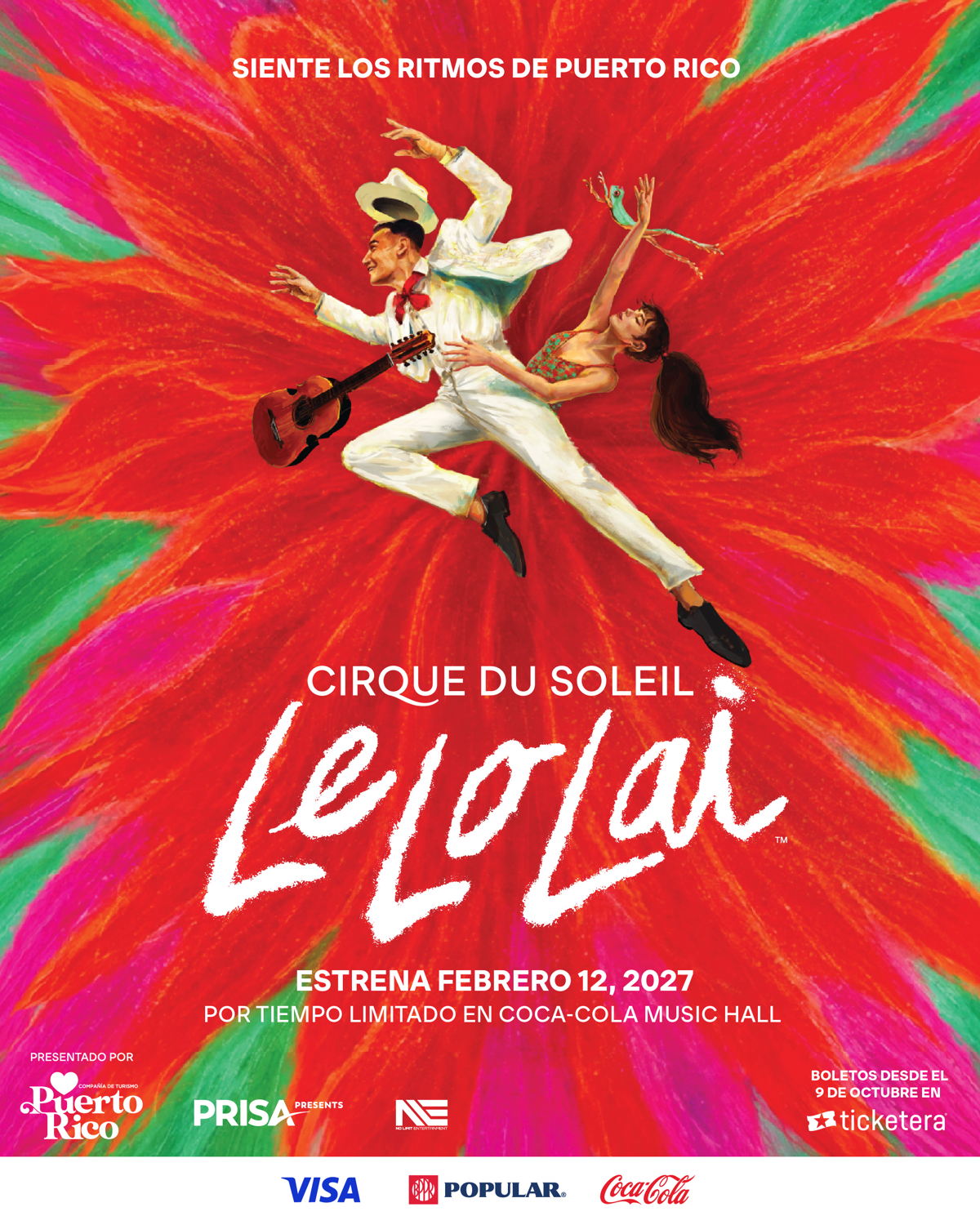 Turismo MICE y entretenimiento cultural: Cirque du Soleil estrenará en Puerto Rico su producción exclusiva 'LE LO LAI' en 2027 Espectáculo Cirque du Soleil LE LO LAI en Coca-Cola Music Hall Puerto Rico turismo MICE