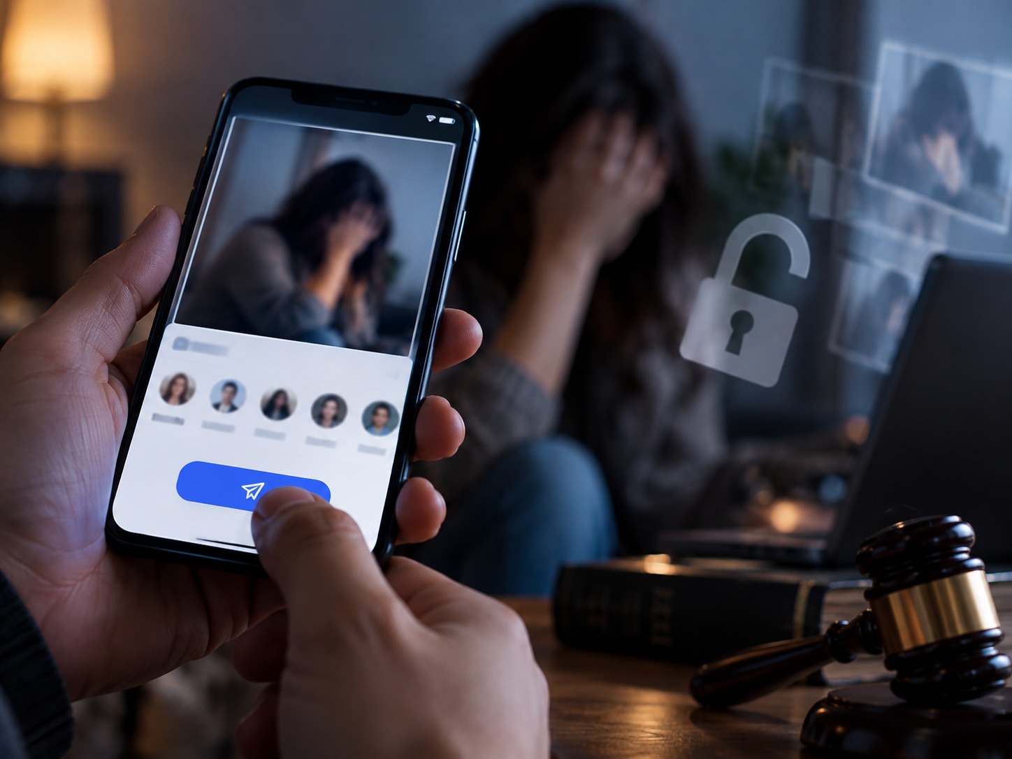 Marco penal y privacidad digital en México: Por qué grabar una conversación propia no es delito pero intervenir ajenas o difundir intimidad cuesta hasta 12 años de prisión Mazo de juez, balanza de la justicia y marco legal sobre privacidad y grabaciones en México