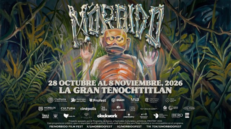 Sala de proyección cinematográfica durante la 19 edición de Mórbido Film Fest 2026 en México