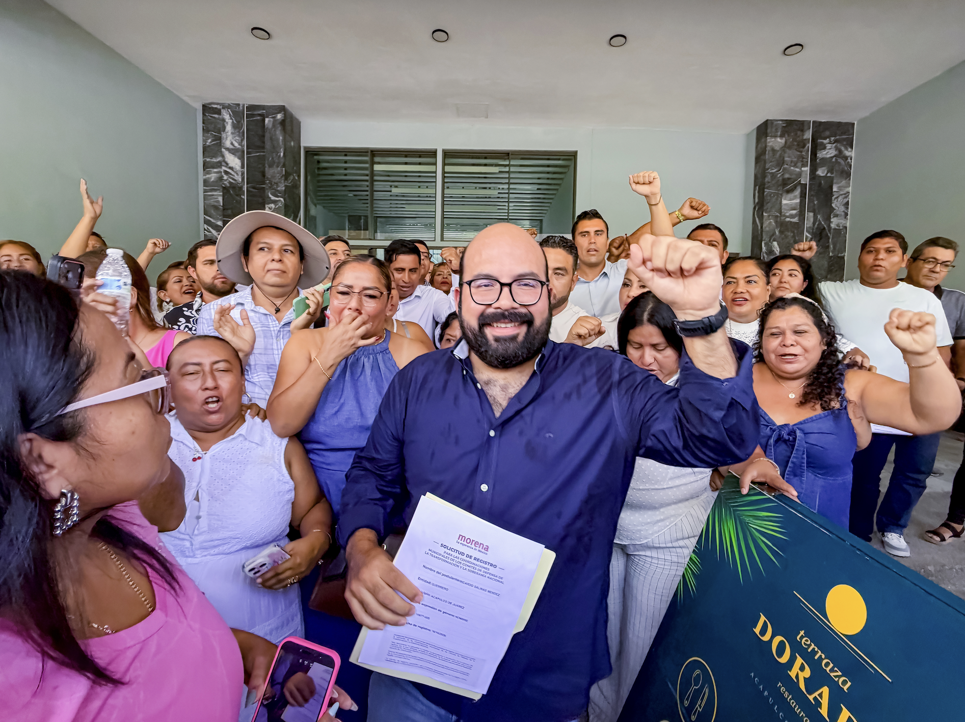 Proceso interno de Morena en Guerrero: Ricardo Salinas Méndez formaliza registro en Acapulco con ventaja demoscópica de 16.5 puntos Participación ciudadana, asambleas comunitarias y organización política en Acapulco Guerrero